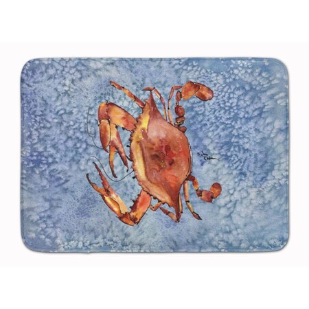 Carolines Treasures Crab Machine Washable Memory Foam Mat 8147-RUG
